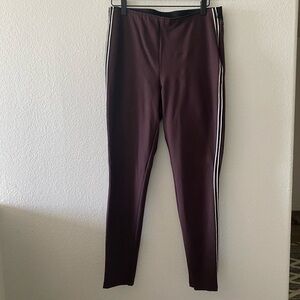GAP, Dark Burgendy Racer Lined Pants